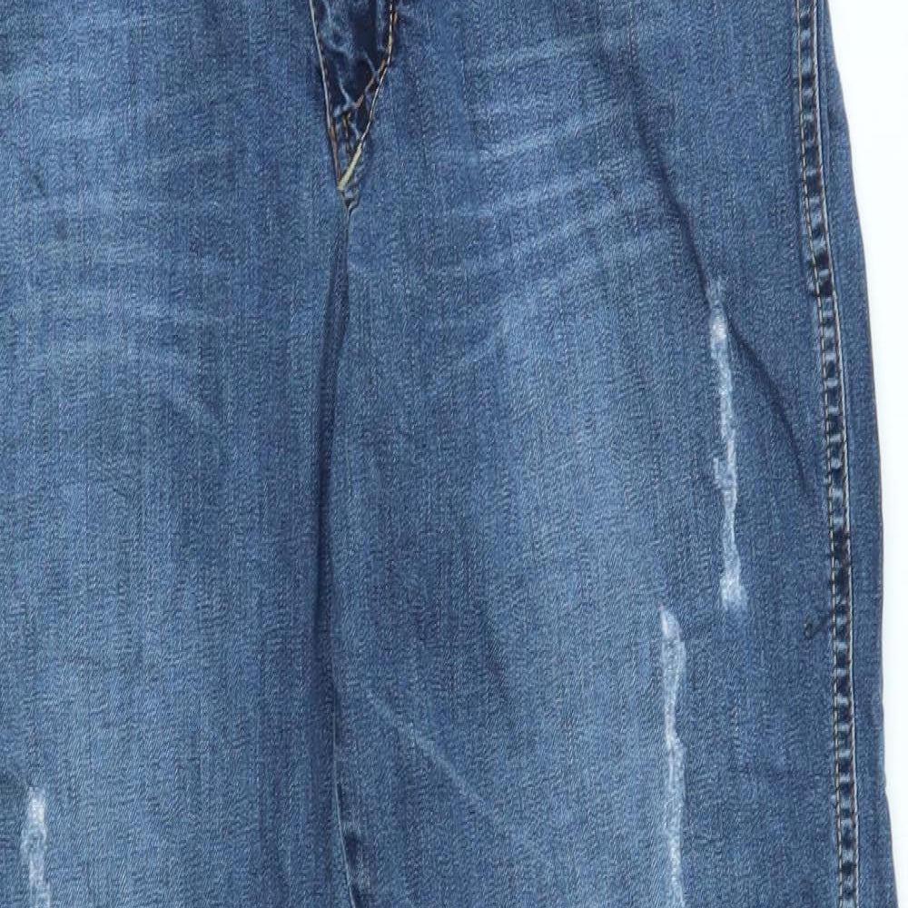 Rick Cardonna Womens Blue   Straight Jeans Size 16 L30 in