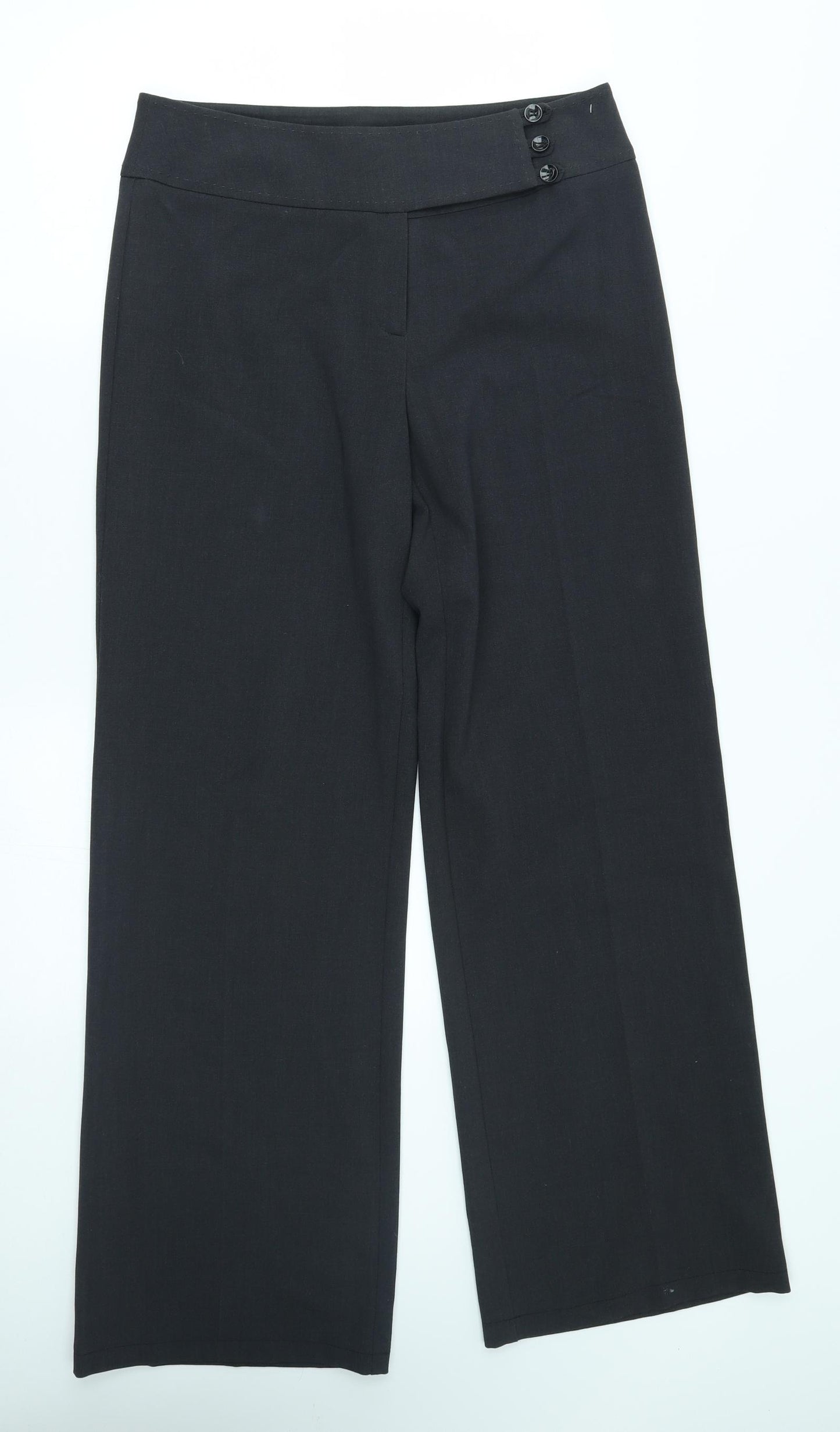 M&S Womens Grey   Trousers  Size 12 L30 in