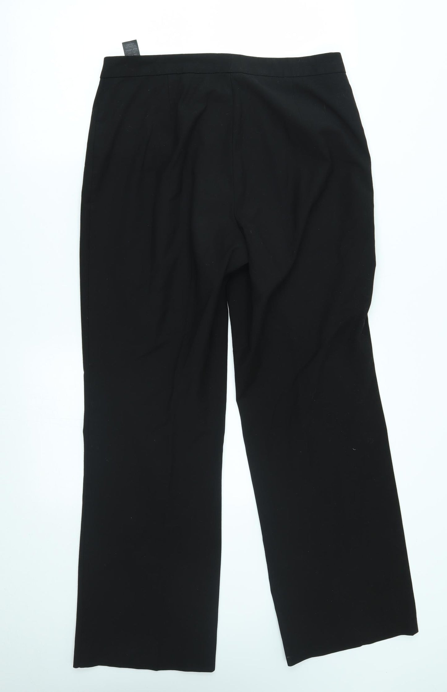 M&S Womens Black   Trousers  Size 12 L29 in