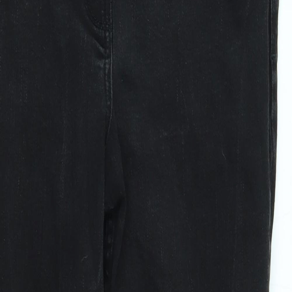 Nutmeg Womens Black   Skinny Jeans Size 14 L26 in
