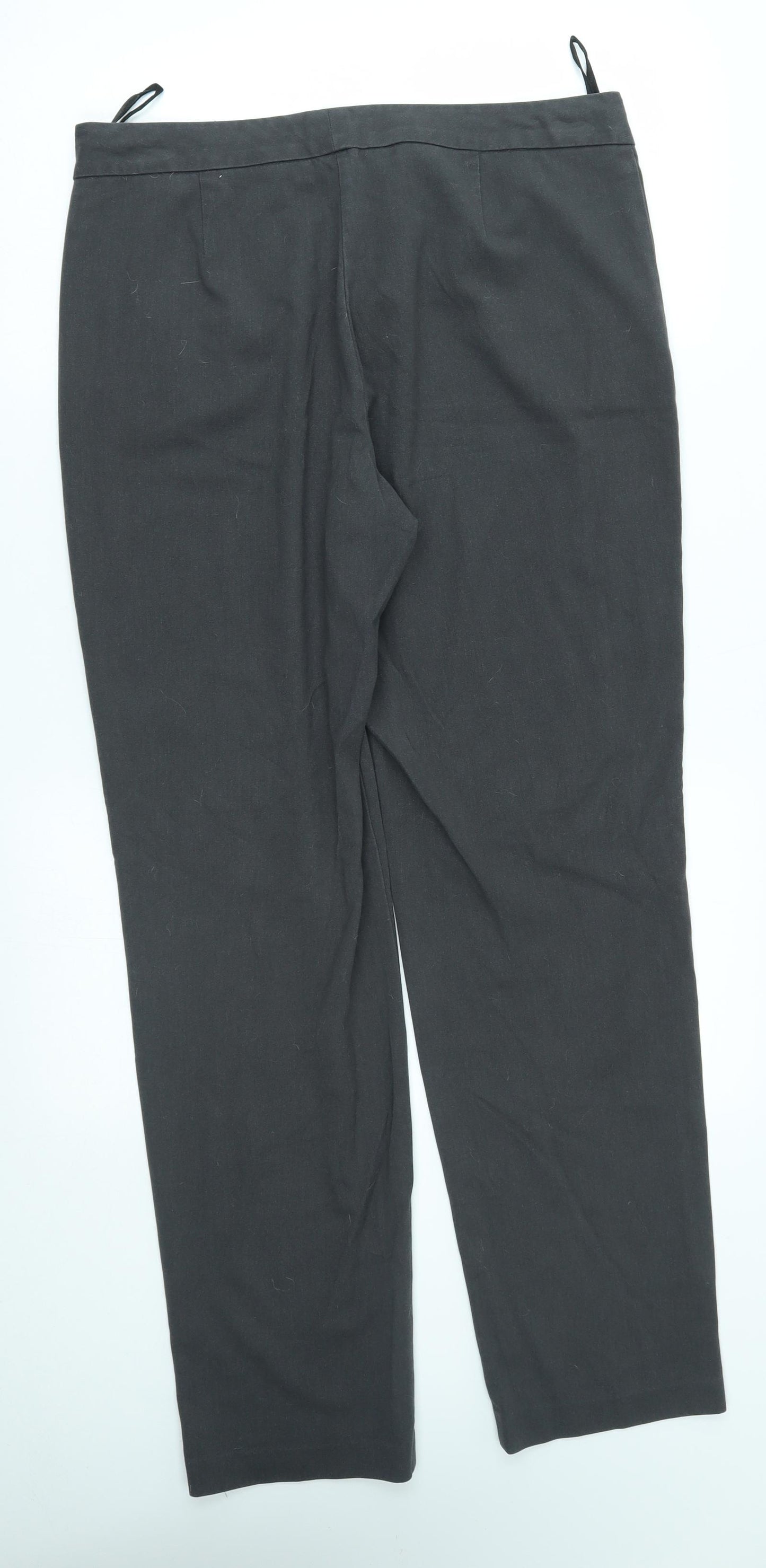 M&S Womens Grey   Trousers  Size 14 L31 in -