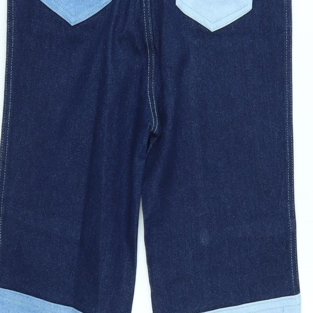 SheIn Womens Blue   Straight Jeans Size XS L27 in - belt loop broken