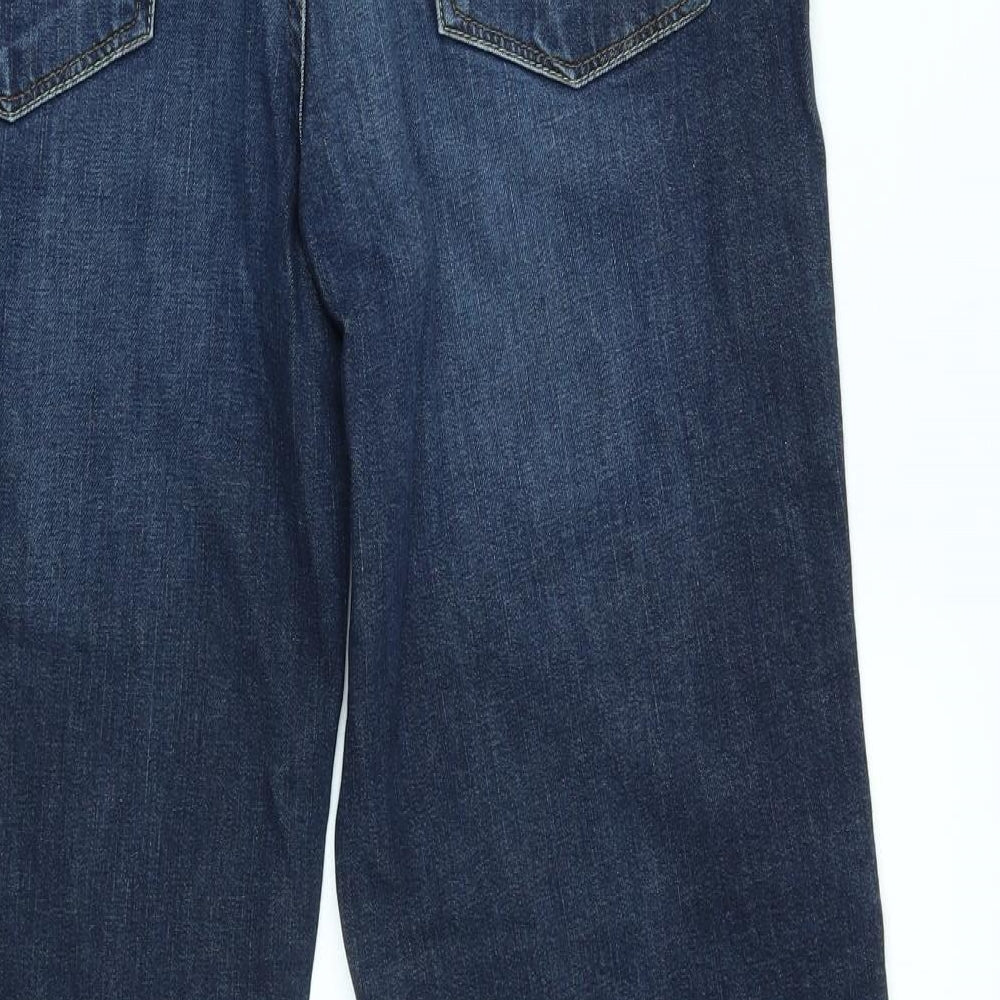 Preworn Womens Black   Bootcut Jeans Size 16 L29 in