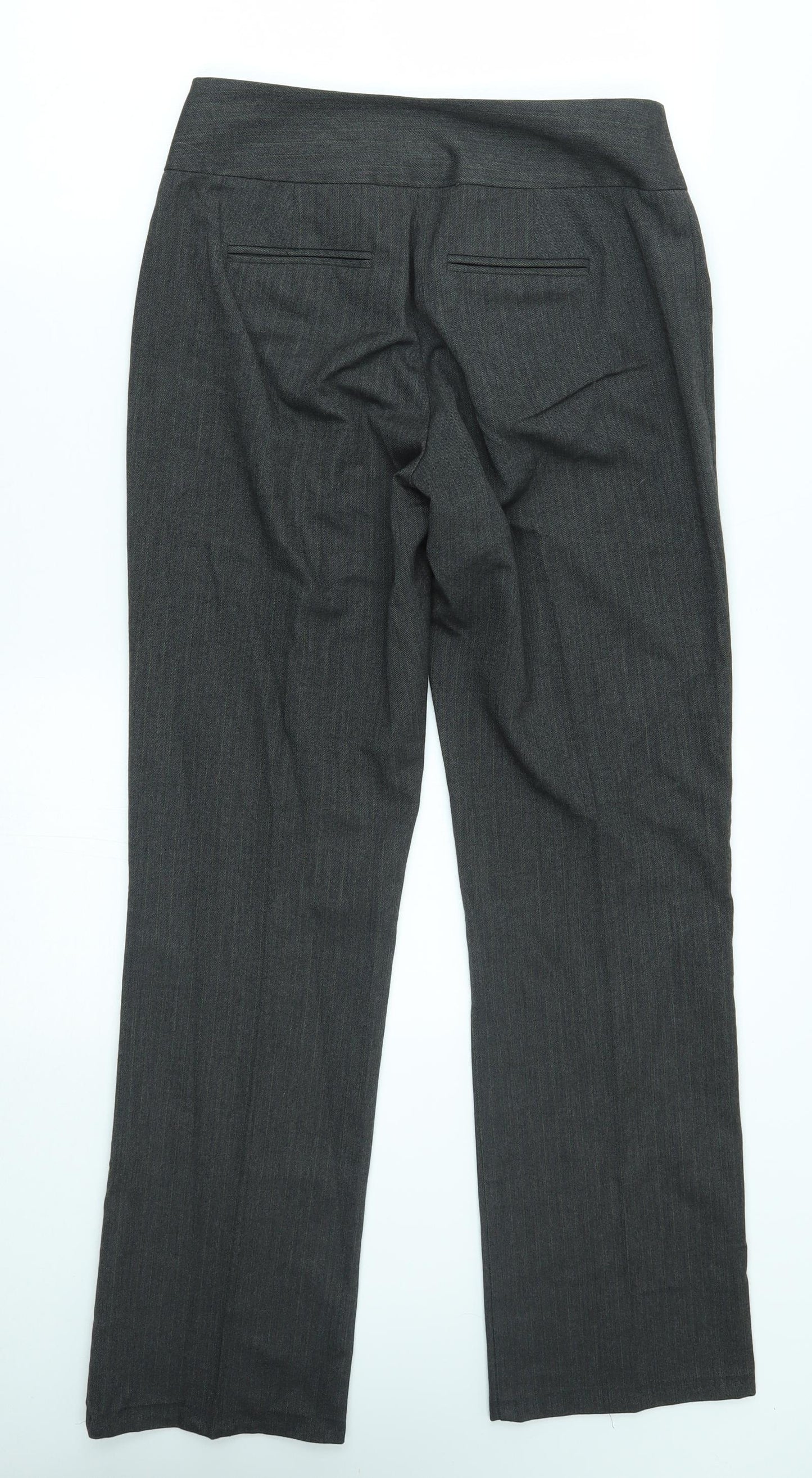 Laura Ashley Womens Grey   Trousers  Size 8 L28 in