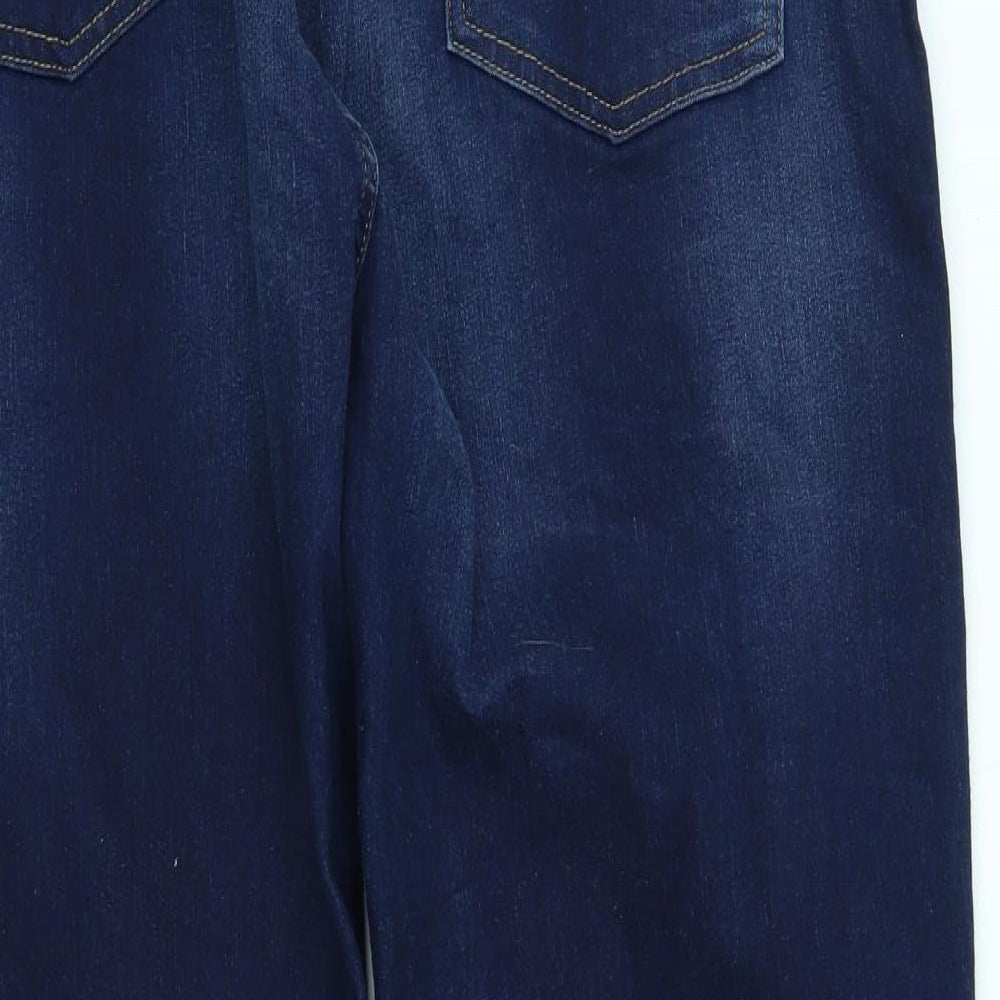 M&S Womens Blue   Straight Jeans Size 20 L30 in