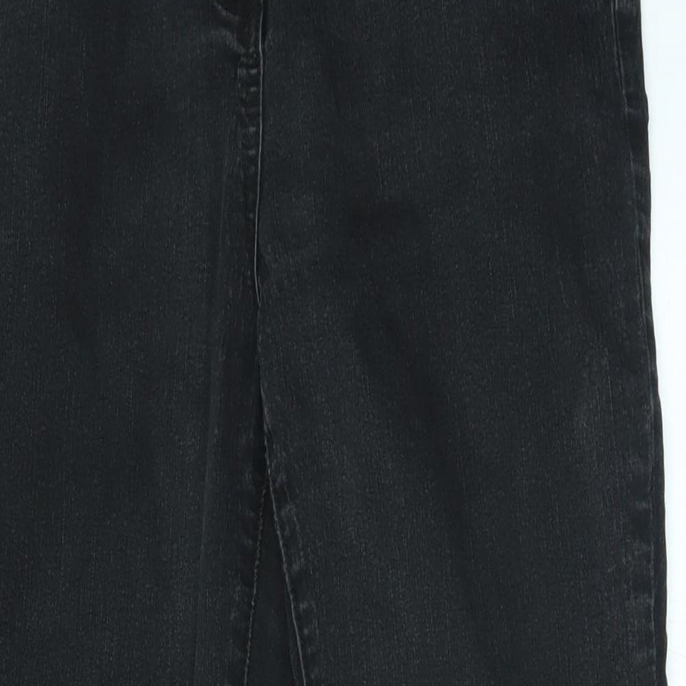 TU Womens Black   Straight Jeans Size 16 L25 in