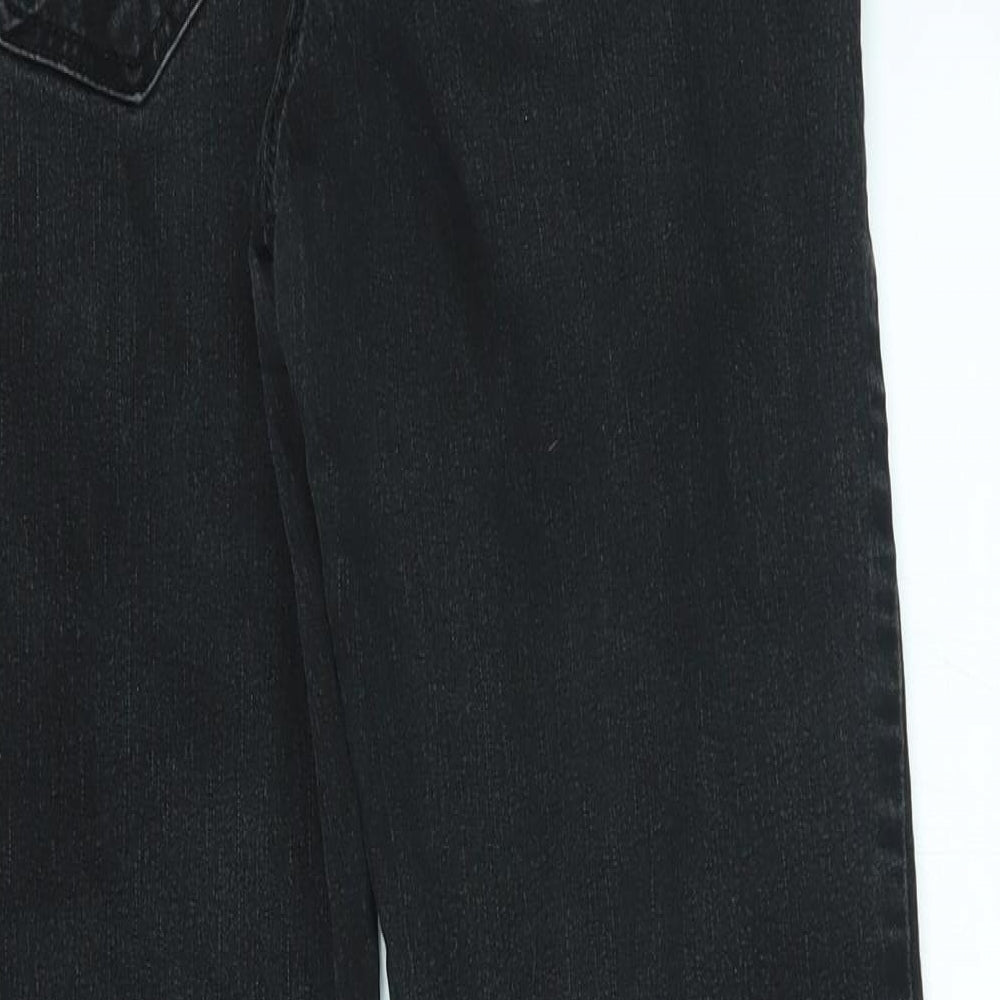 TU Womens Black   Straight Jeans Size 16 L25 in