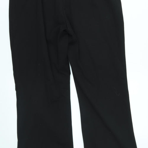 Preworn Womens Black   Trousers  Size 32 in L27 in