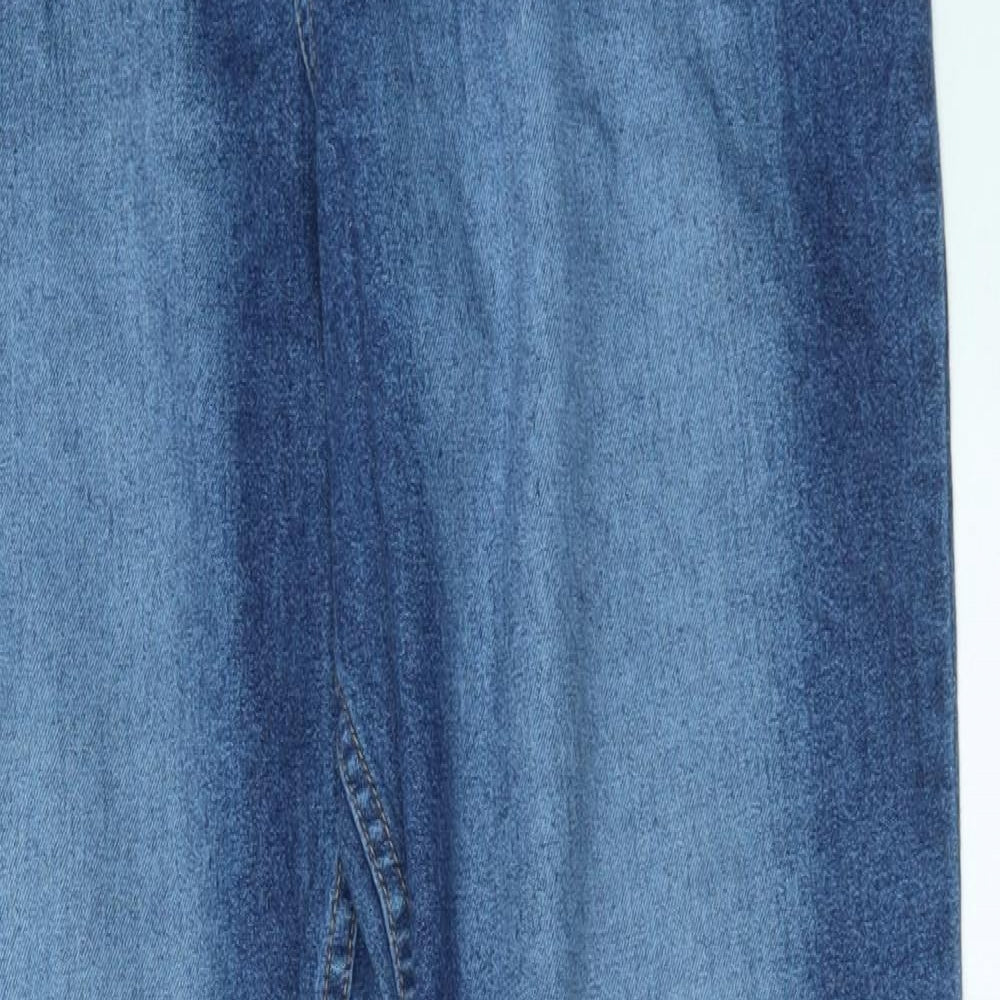 M&S Womens Blue   Bootcut Jeans Size 16 L31 in