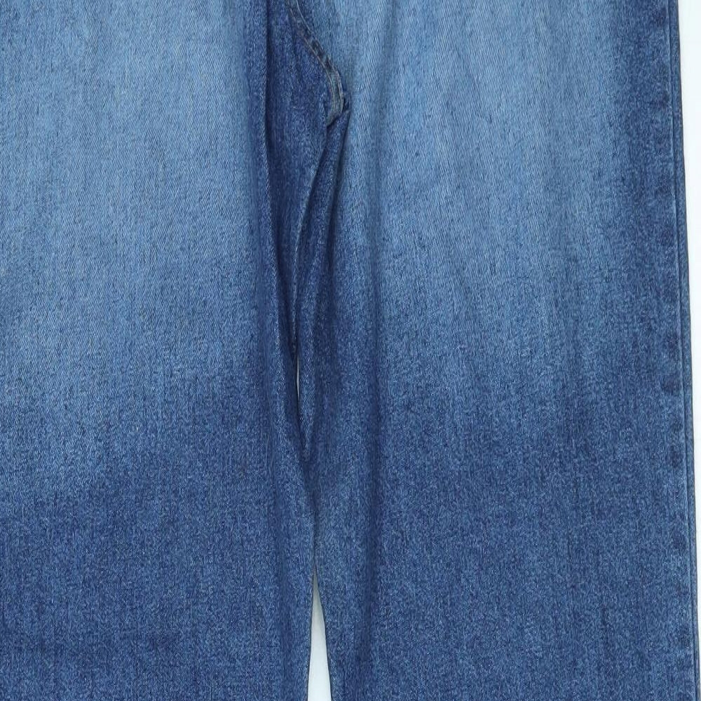 M&S Womens Blue   Bootcut Jeans Size 16 L31 in