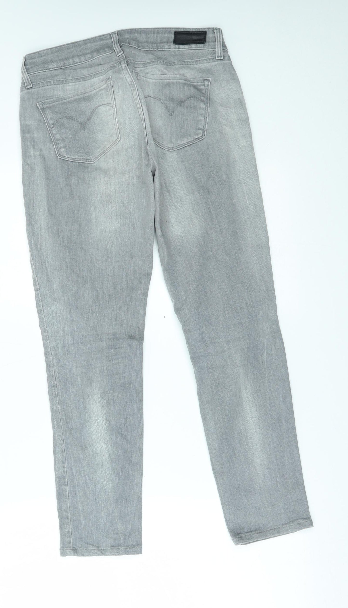 Levi Womens Grey   Skinny Jeans Size 26 in L26 in - modern rise