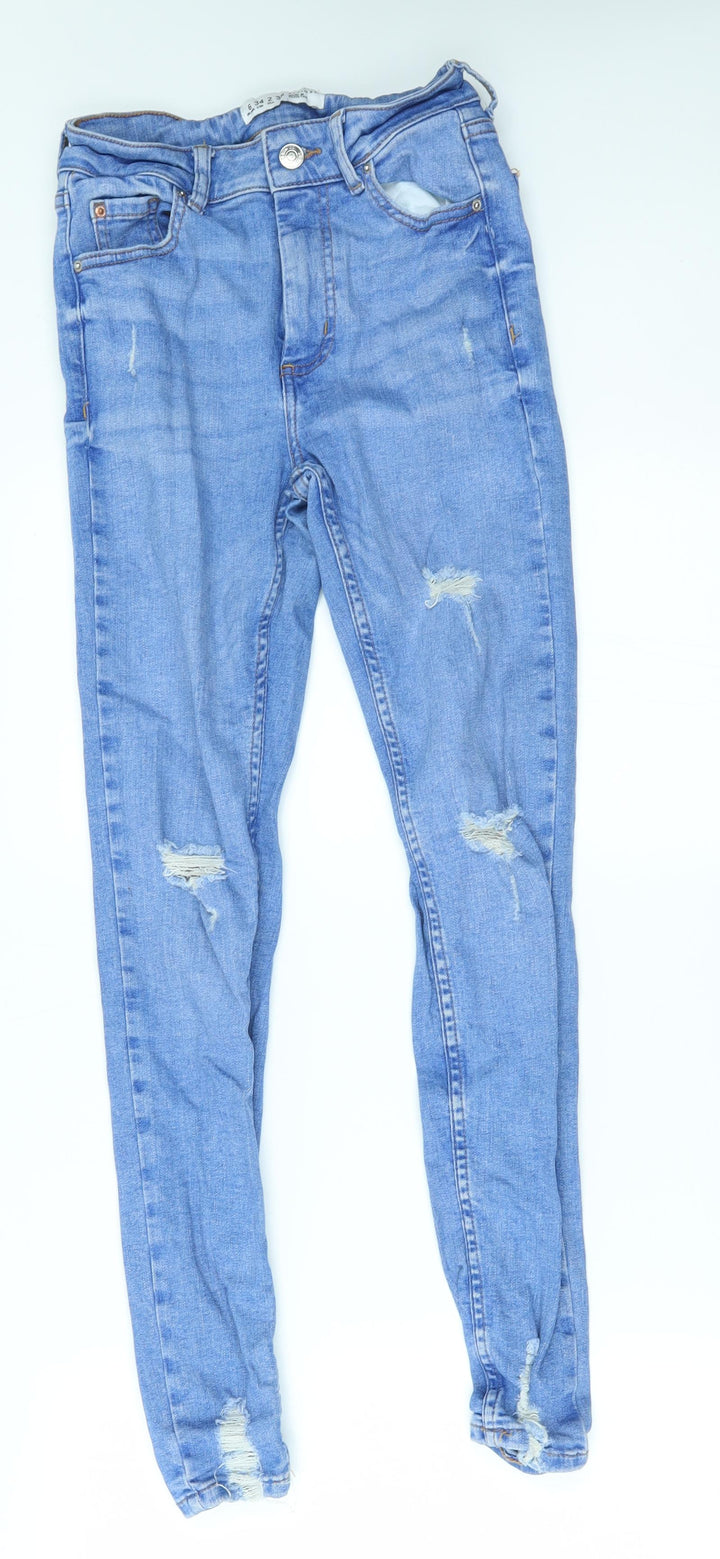 Denim co Womens Blue Skinny Jeans Size 6 L26 in