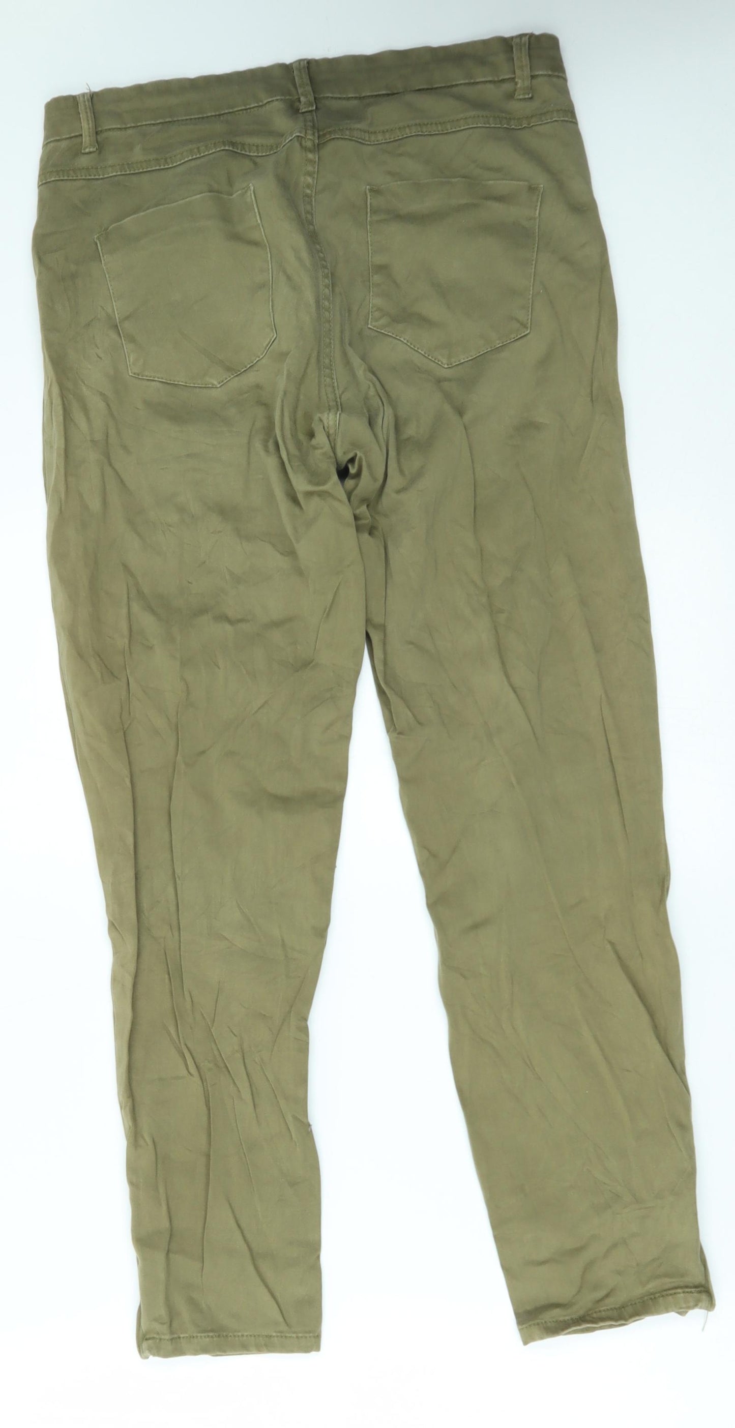 Lindex Womens Green   Straight Jeans Size 12 L26 in