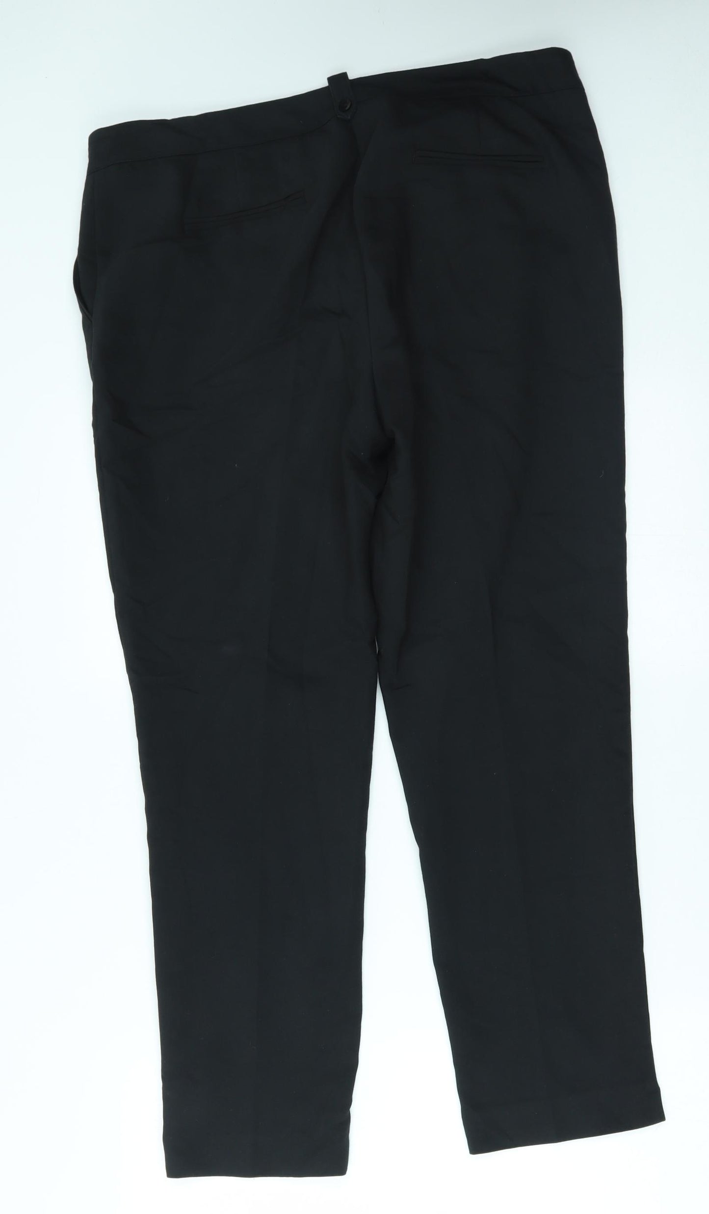 Laura Ashley Womens Black   Trousers  Size 16 L26 in