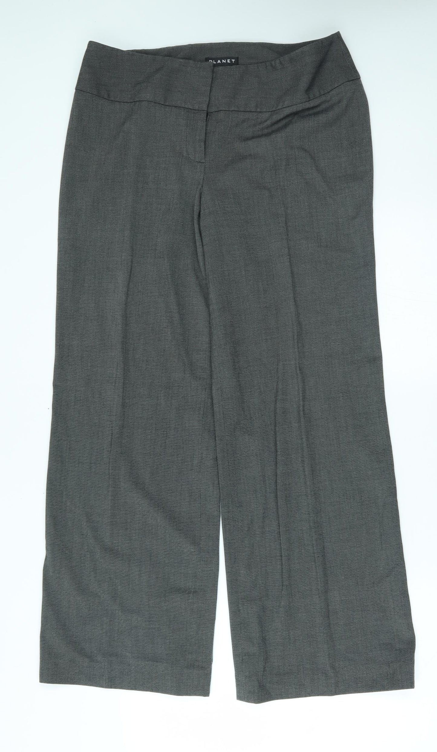 planet Womens Grey   Trousers  Size 12 L30 in