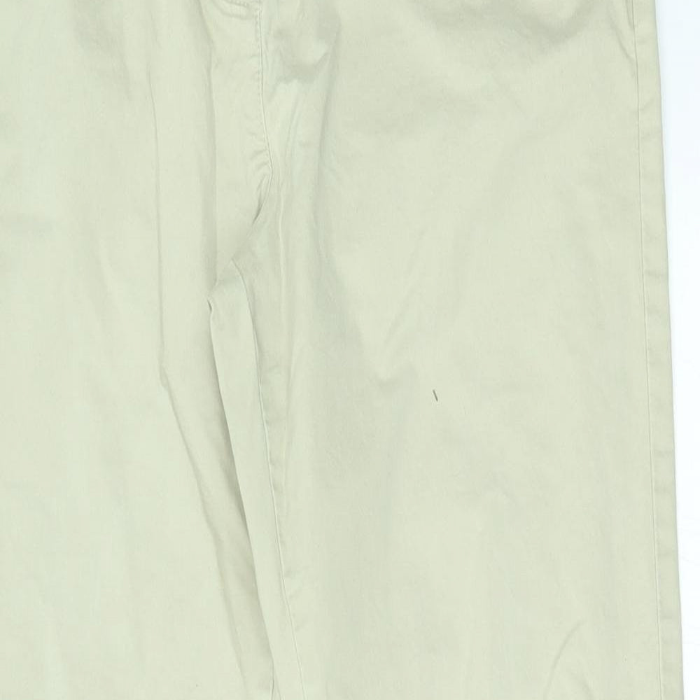 Papaya Womens Beige   Chino Trousers Size 12 L27 in
