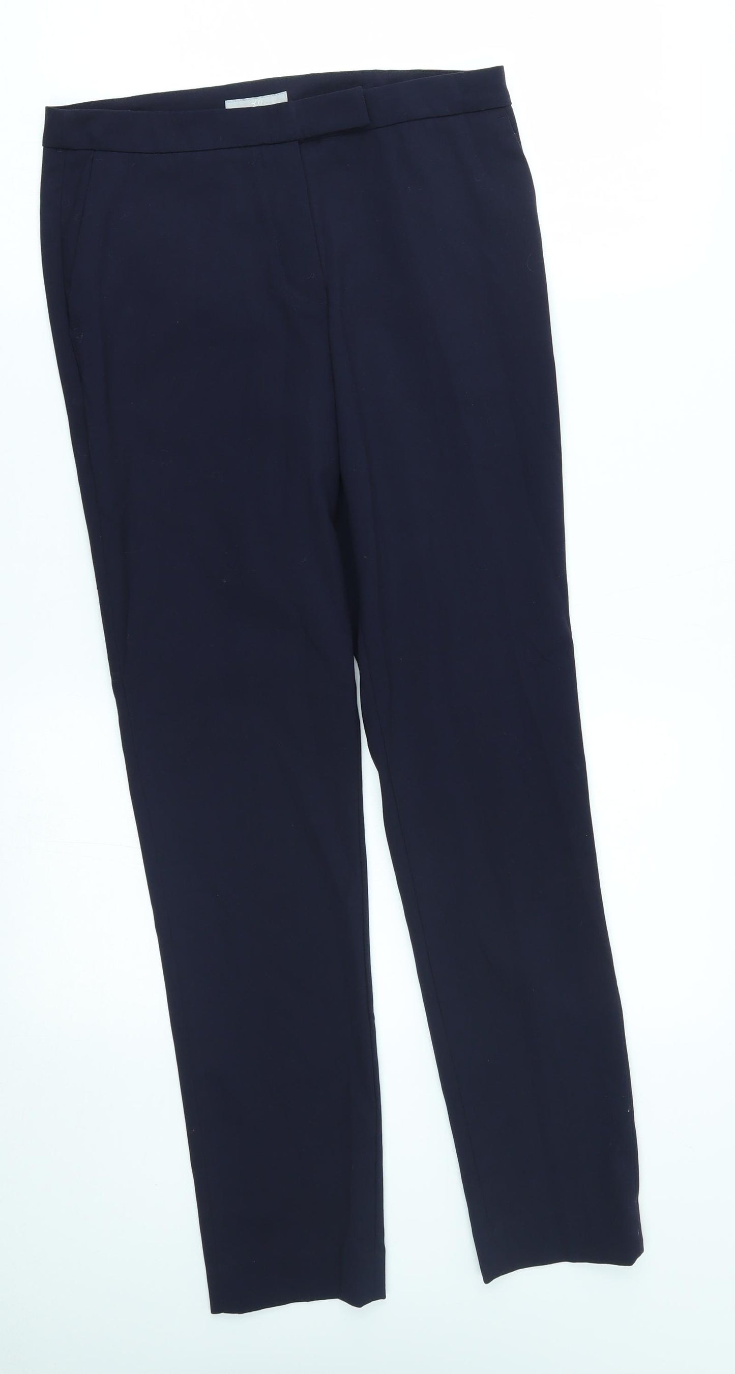 H&M Womens Blue   Trousers  Size 6 L29 in