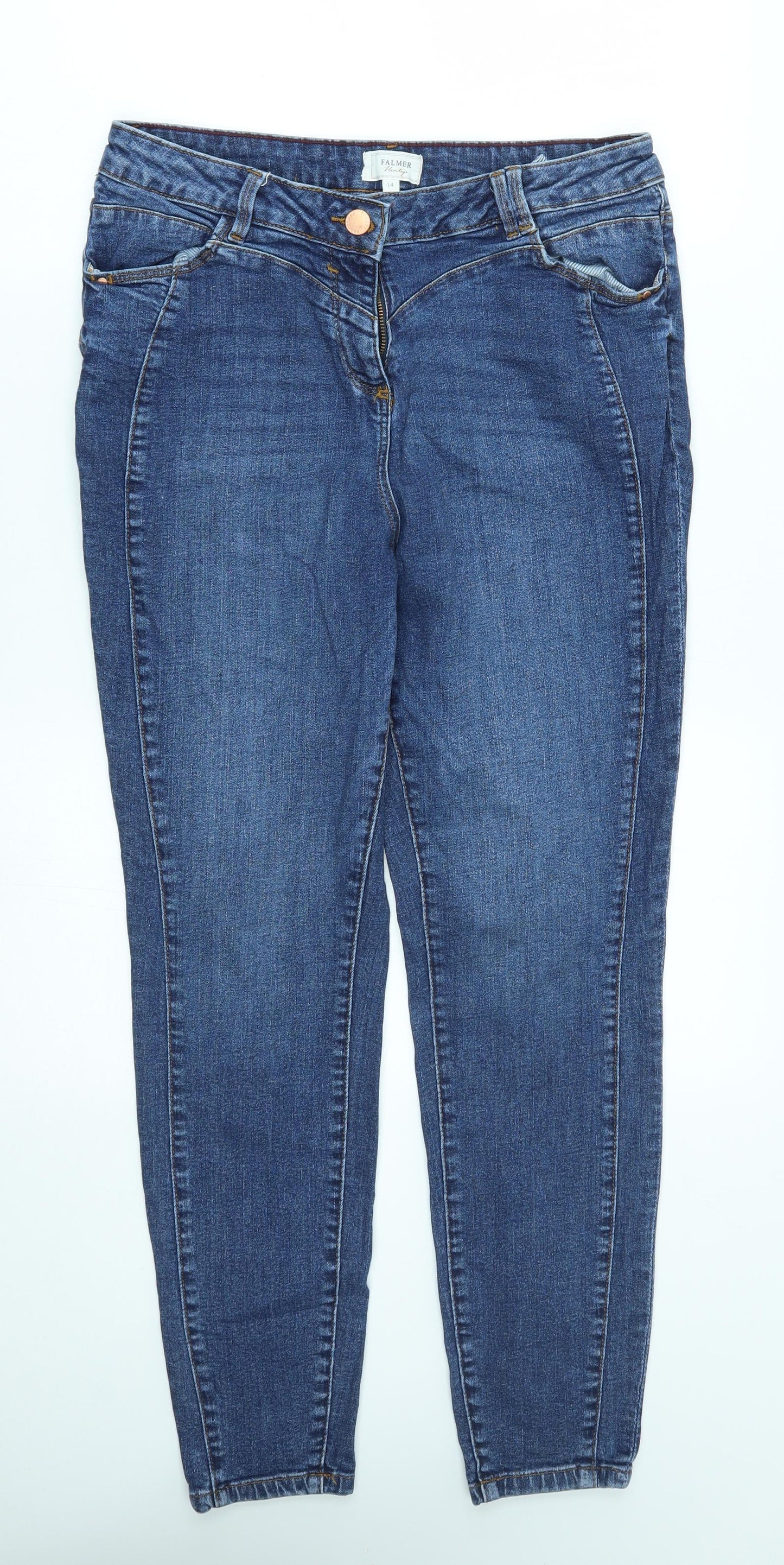 falmer heritage Womens Blue   Straight Jeans Size 14 L27 in