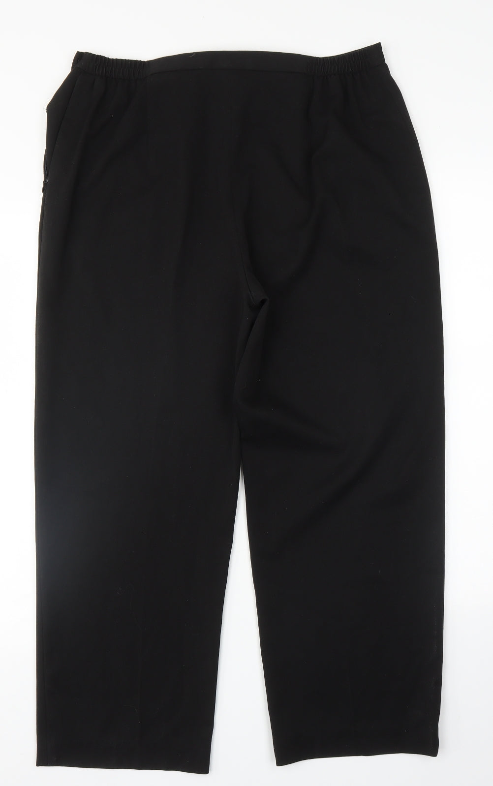 Eastex Womens Black   Trousers  Size 14 L25 in