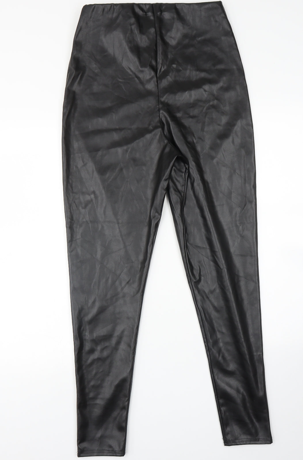 PRETTYLITTLETHING Womens Black   Capri Leggings Size 12 L28 in