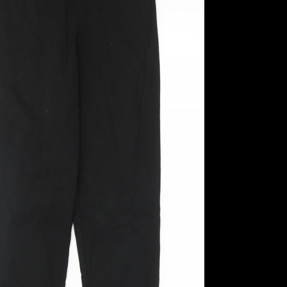 George Girls Black   Chino Trousers Size 15-16 Years