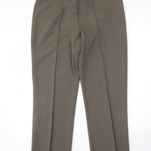 Mia Moda Womens Green   Trousers  Size 12 L28 in