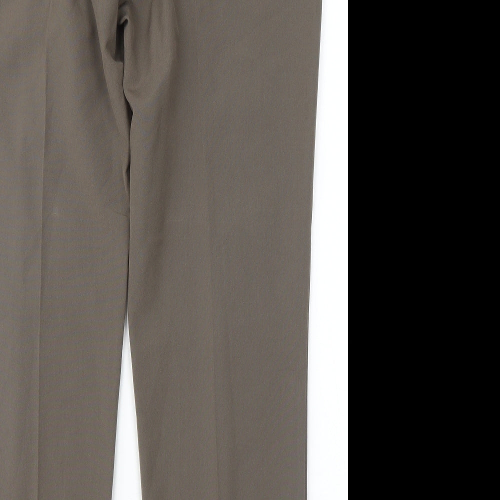 Mia Moda Womens Green   Trousers  Size 12 L28 in