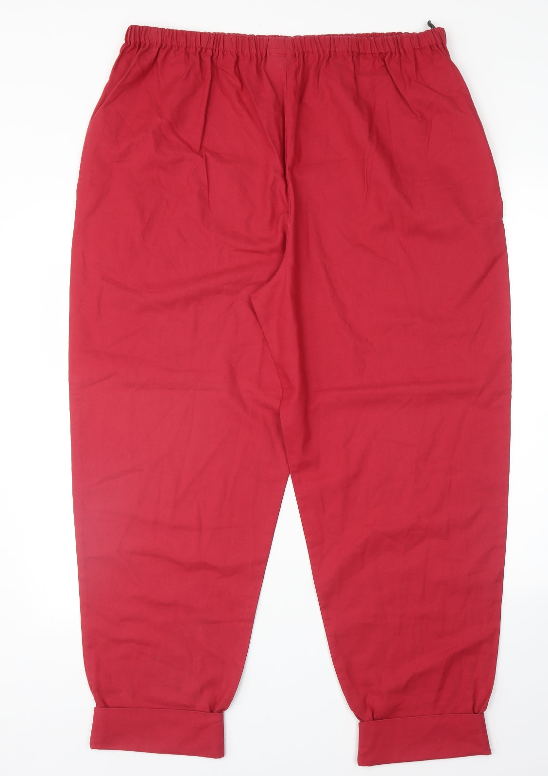 Laura Ashley Womens Red   Trousers  Size L L27 in