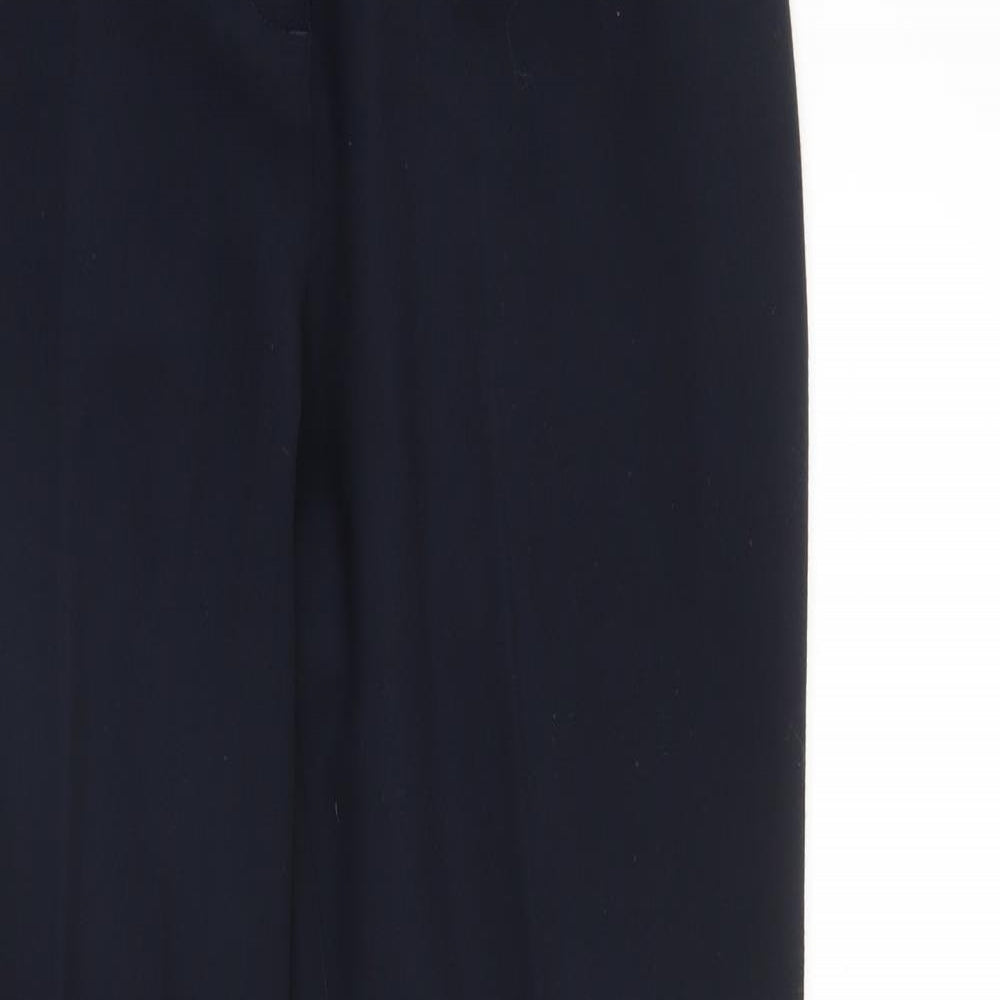 M&S Womens Blue   Trousers  Size 12 L28.5 in