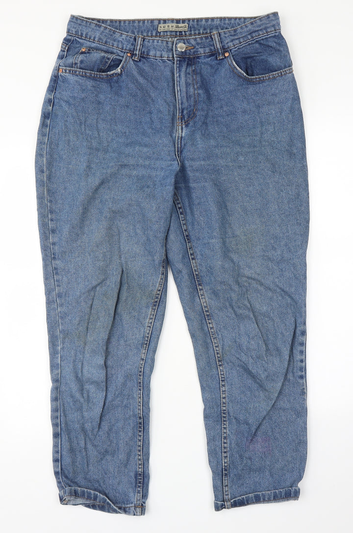 Denim Co Womens Blue   Straight Jeans Size 14 L27 in