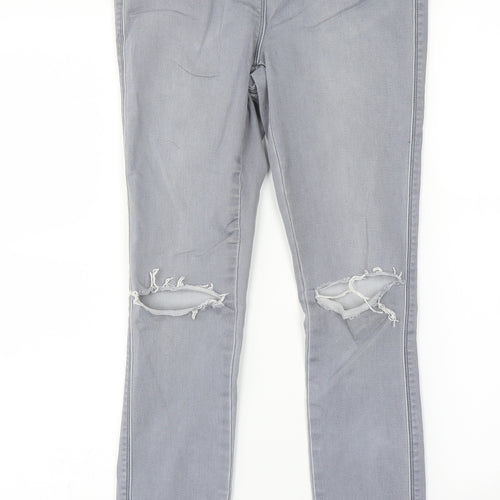 NEXT Womens Grey   Skinny Jeans Size 8 L26 in