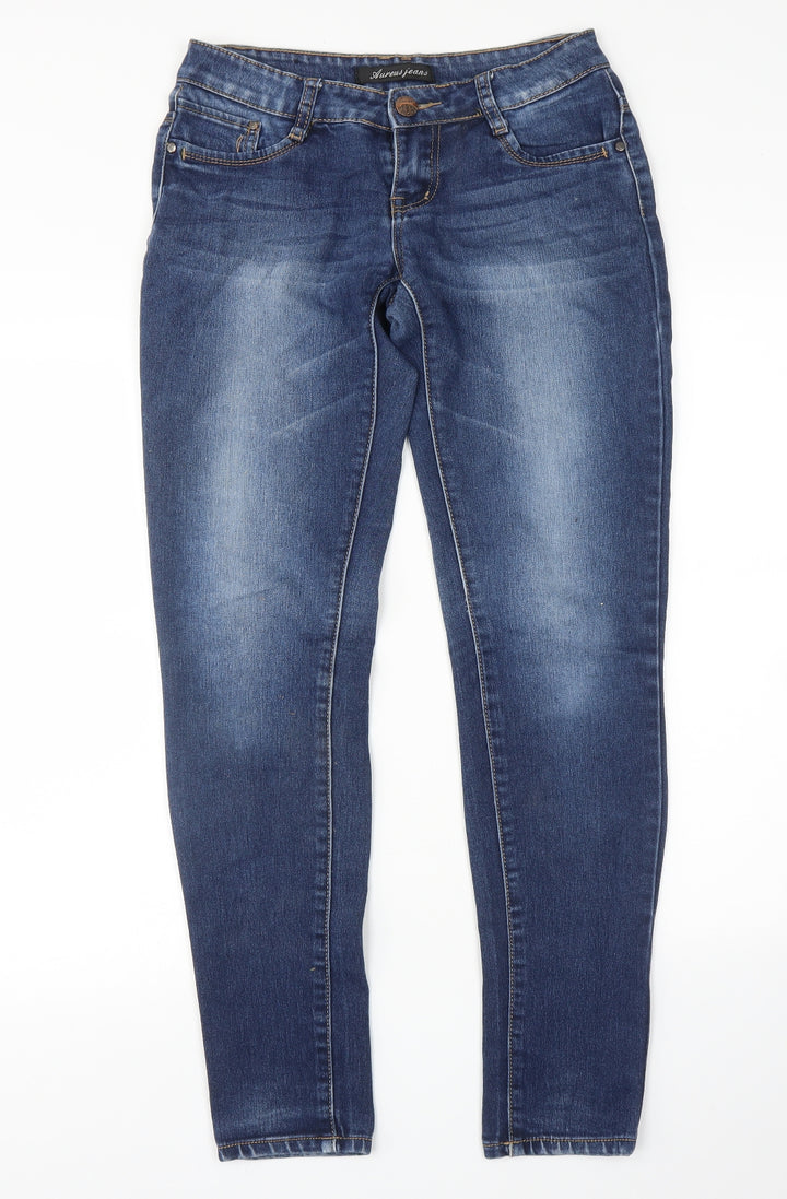 Aureus Womens Blue   Skinny Jeans Size M L30 in