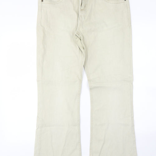 Select Womens Beige   Bootcut Jeans Size 14 L29 in