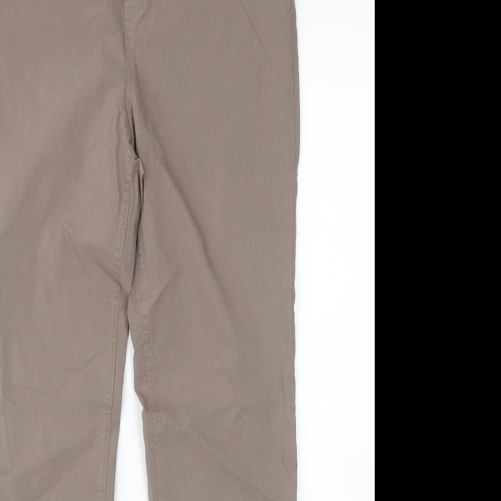 MarlaWynne Womens Brown   Jegging Jeans Size 14 L29 in