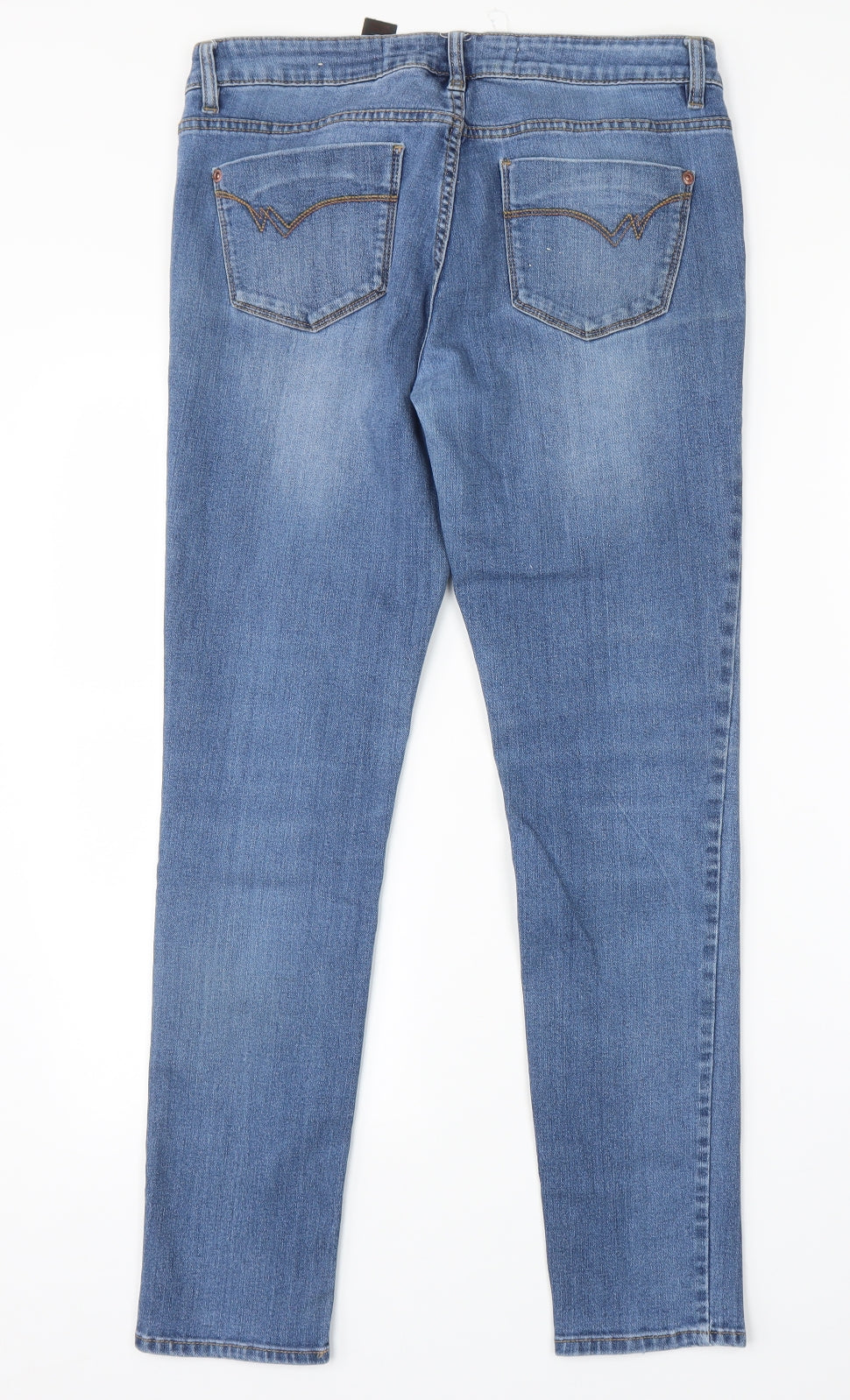 NEXT Womens Blue   Skinny Jeans Size 12 L28 in