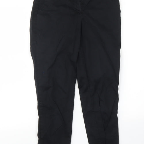 FOREVER 21 Womens Black   Cropped Trousers Size S L26 in