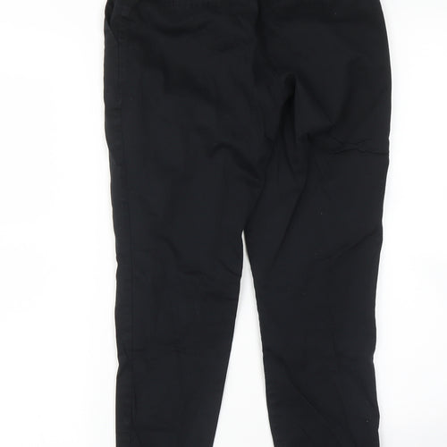 FOREVER 21 Womens Black   Cropped Trousers Size S L26 in
