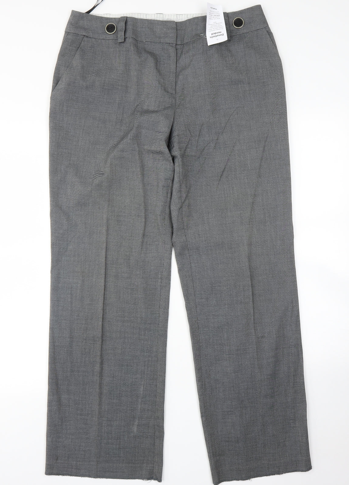 M&S Womens Grey   Trousers  Size 16 L31 in