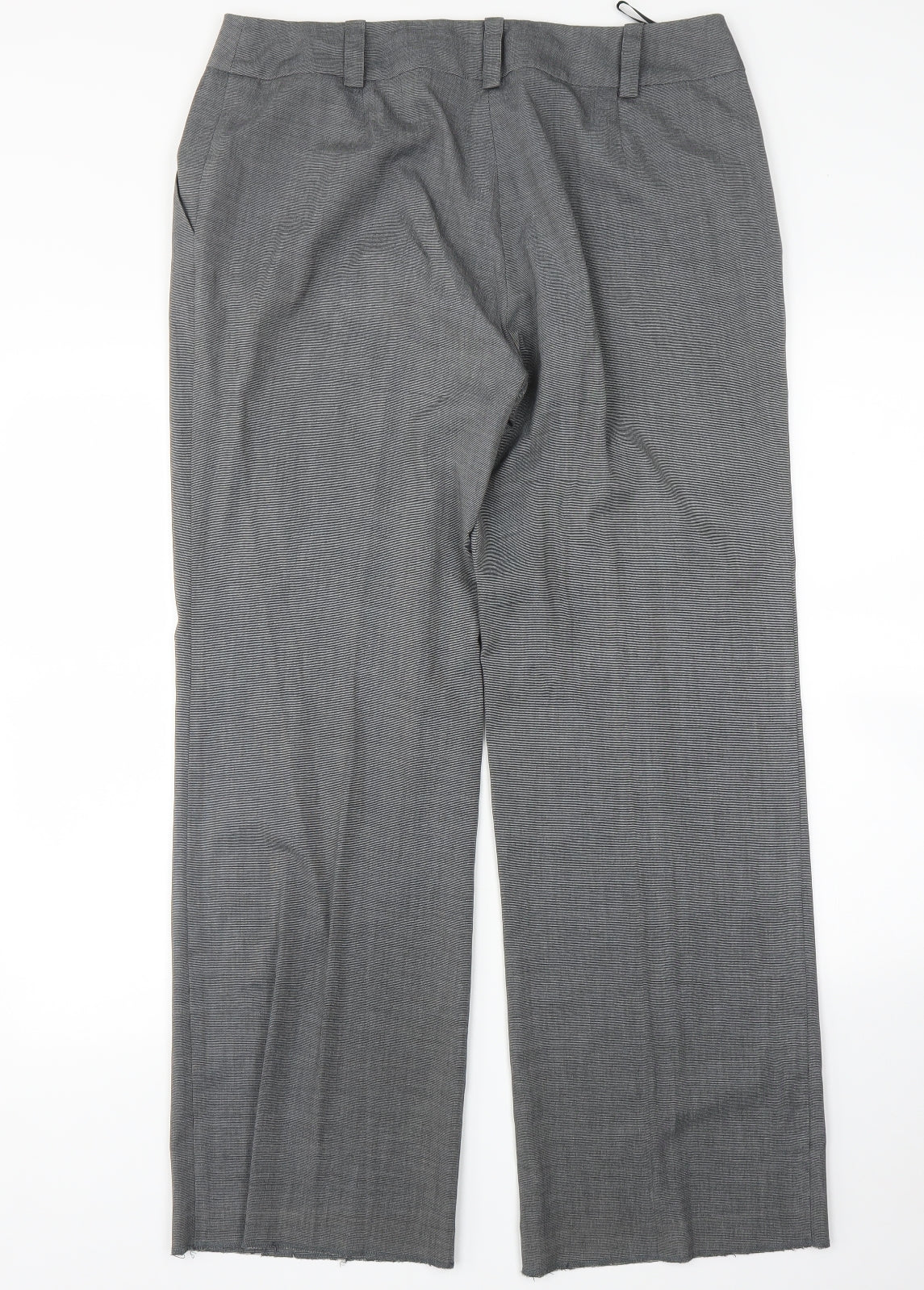 M&S Womens Grey   Trousers  Size 16 L31 in