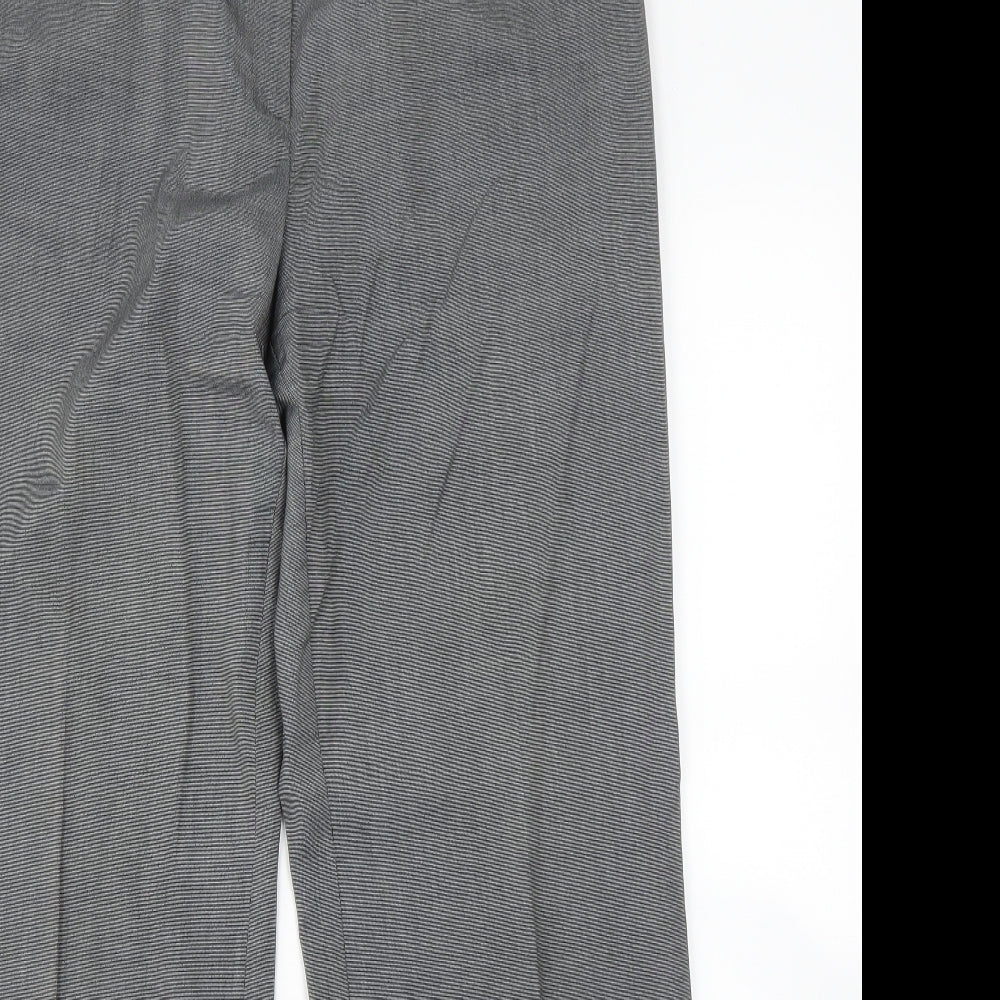 M&S Womens Grey   Trousers  Size 16 L31 in