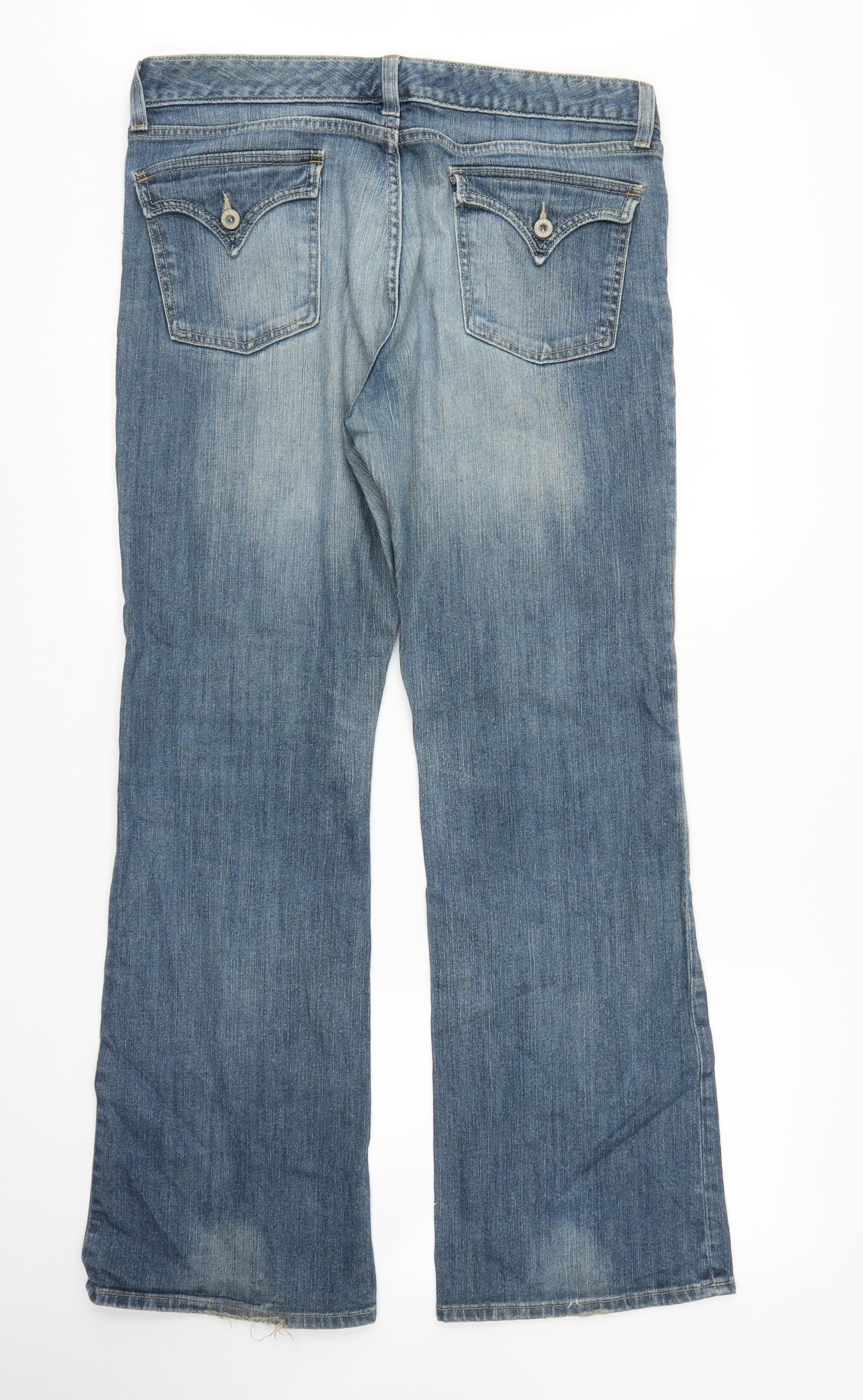 Gap Womens Blue   Flared Jeans Size 14 L30 in