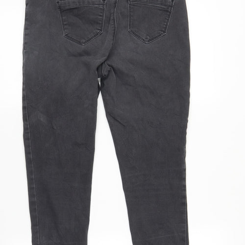 Missguided Womens Black   Skinny Jeans Size 10 L27 in
