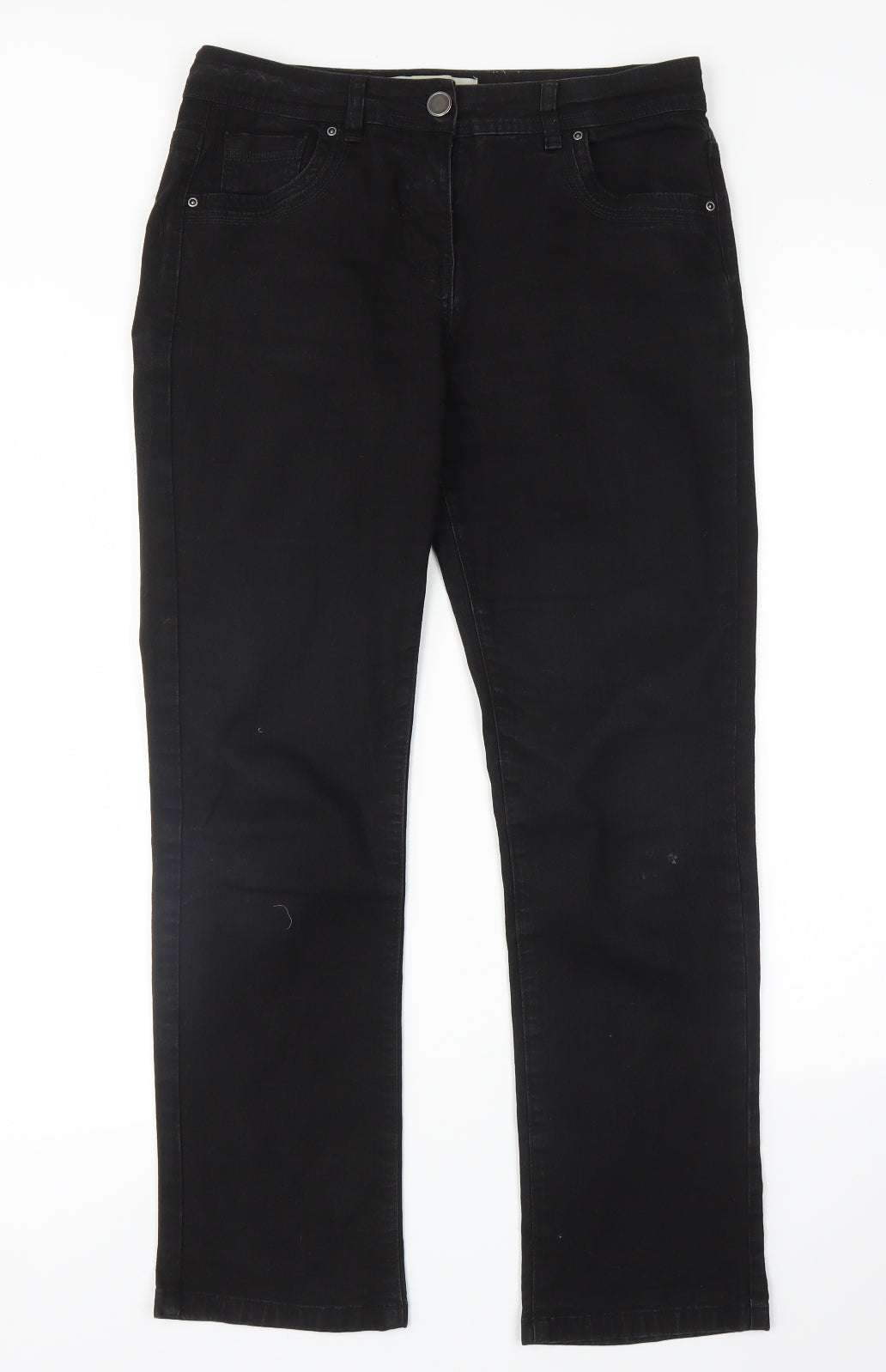 TU Womens Black   Straight Jeans Size 12 L28 in