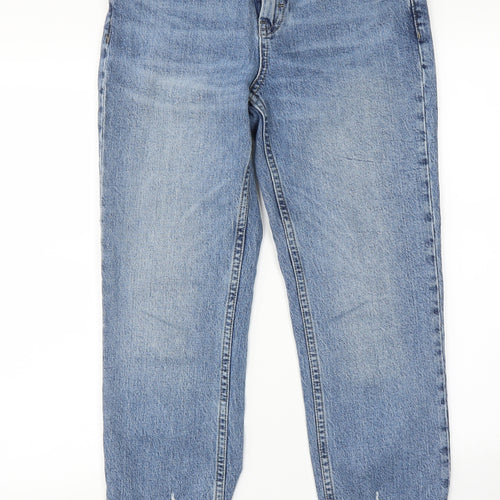 Topshop Womens Blue   Straight Jeans Size 28 in L26 in