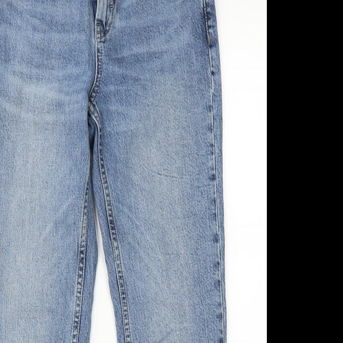 Topshop Womens Blue   Straight Jeans Size 28 in L26 in
