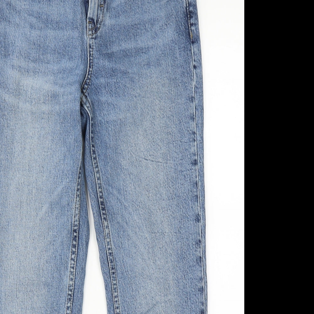 Topshop Womens Blue   Straight Jeans Size 28 in L26 in