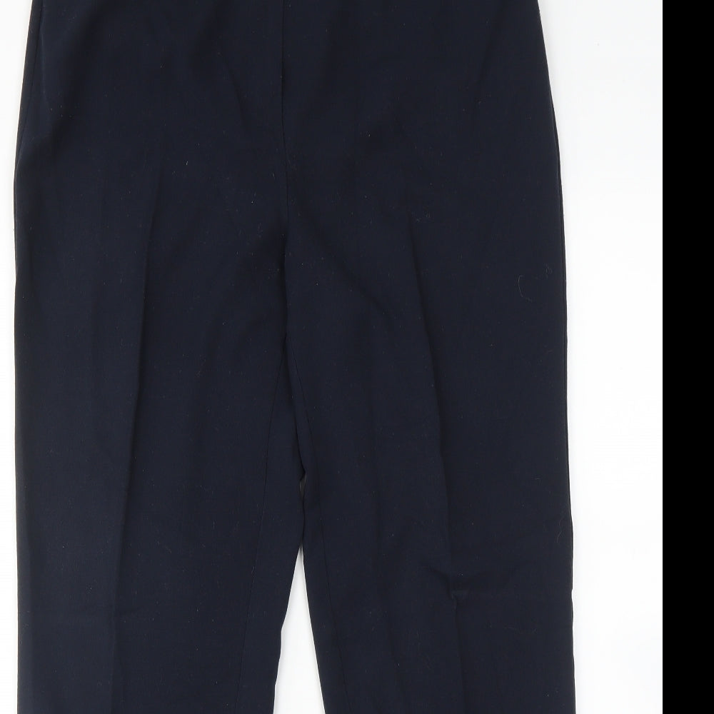 M&S Womens Blue   Trousers  Size 14 L30 in