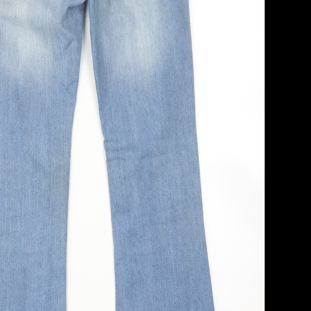 Jane Norman Womens Blue   Bootcut Jeans Size 10 L29 in