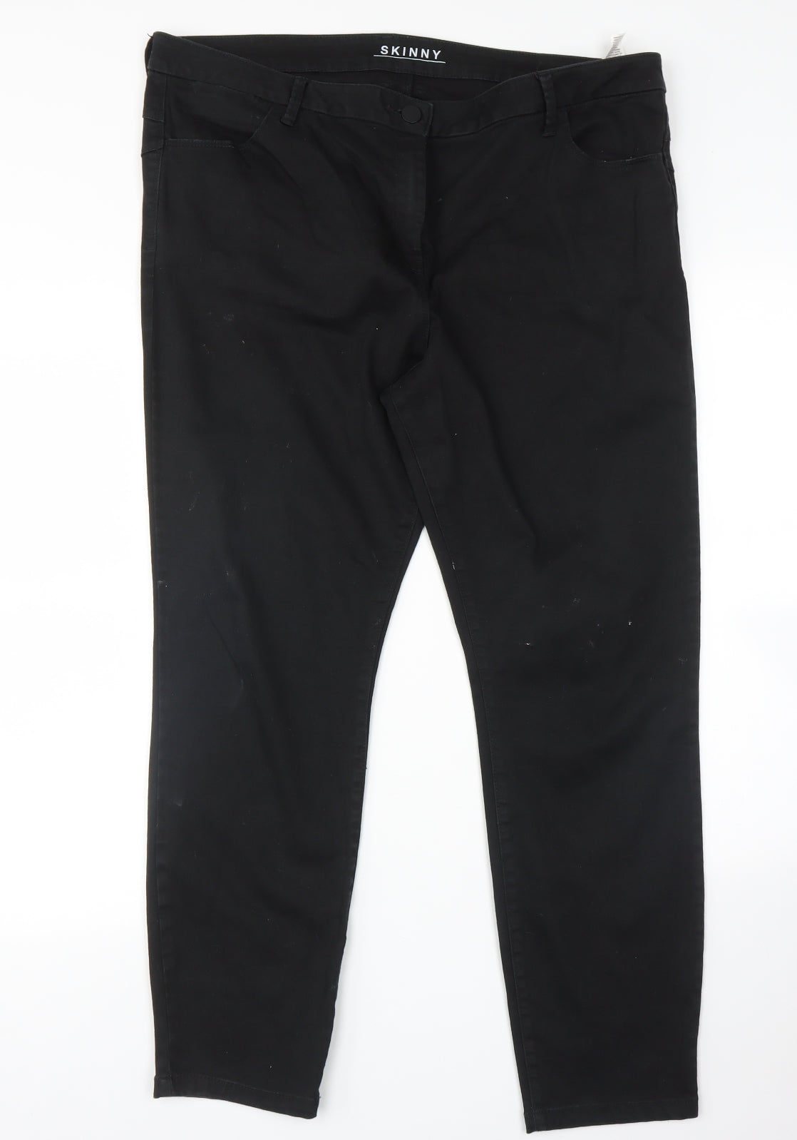 M&S Womens Black   Skinny Jeans Size 20 L28 in