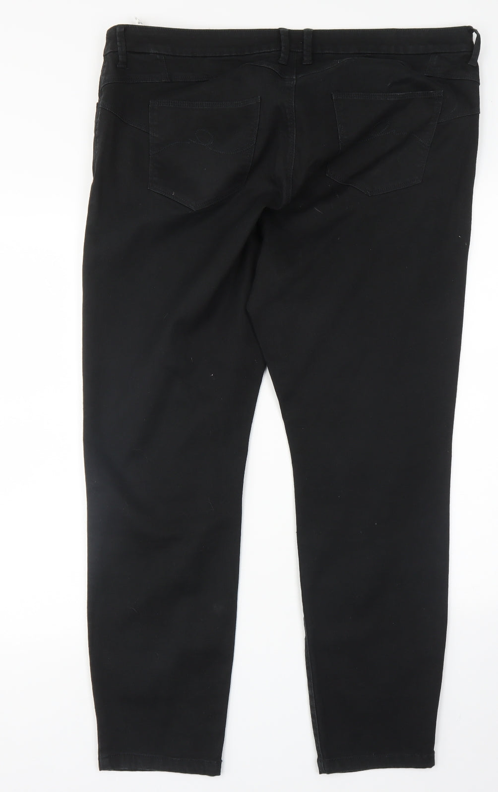 M&S Womens Black   Skinny Jeans Size 20 L28 in